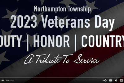 2023 Northampton Township Veteran's Day Celebration