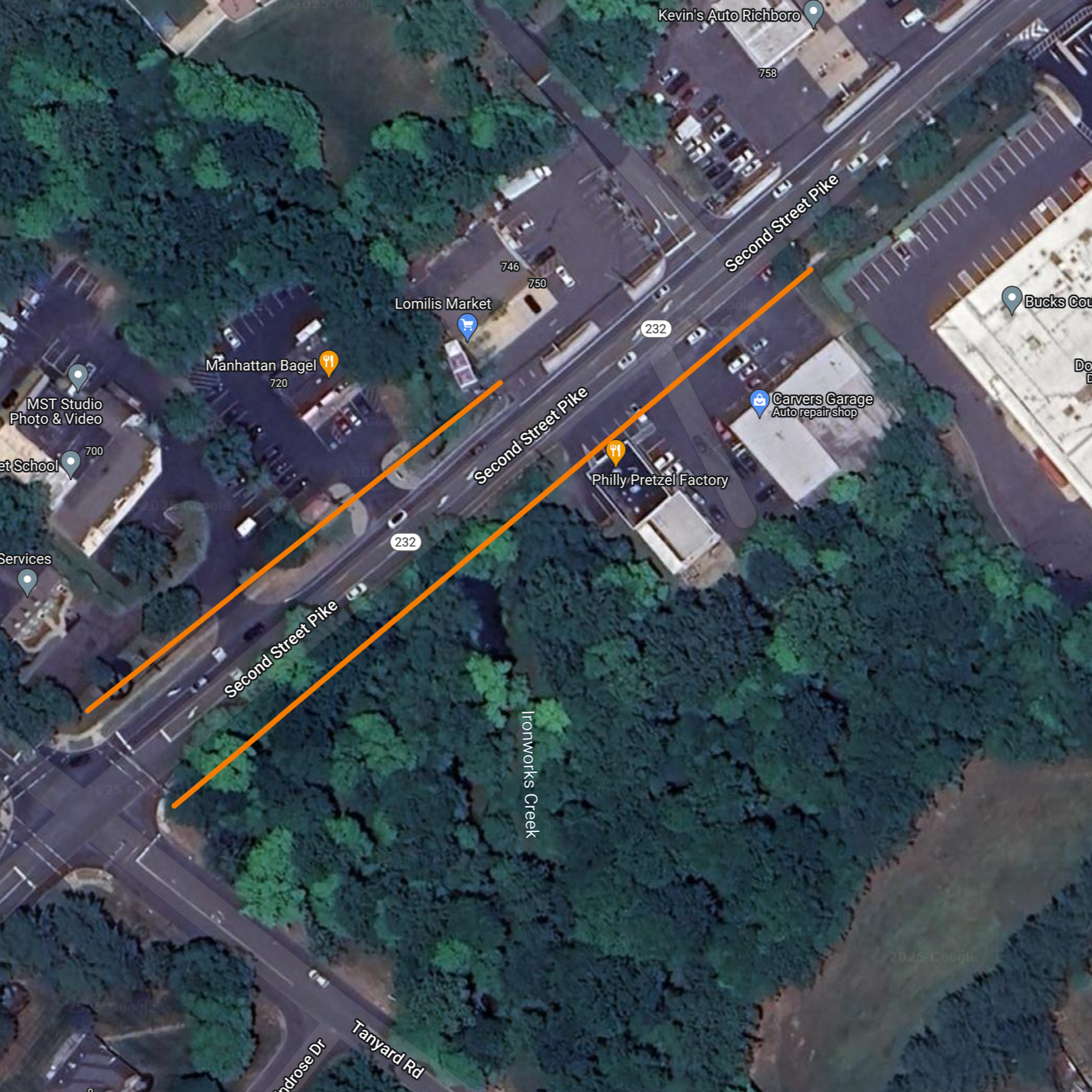 Iron Works Creek Sidewalk