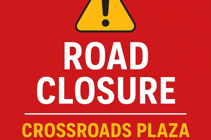 Temporary Closure – Crossroads Plaza Entrance at 2nd Street Pike