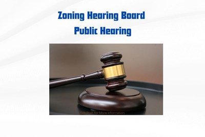 PUBLIC NOTICE-Zoning Hearing Board-June 8, 2026