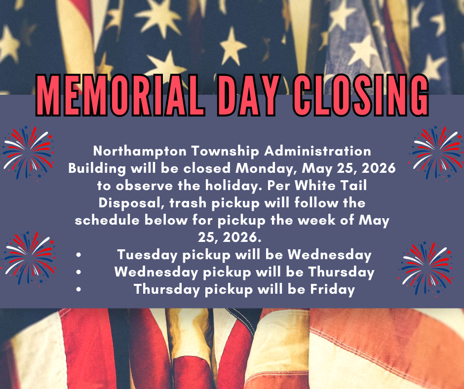Administration Building Holiday Closing and Trash Collection Schedule