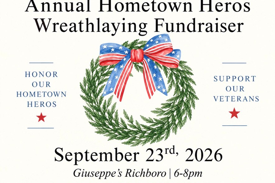 Join us for our Annual Hometown Heroes Wreathlaying Fundraiser