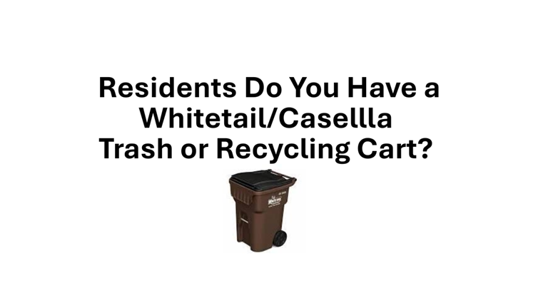 Trash and Recycling Bin Replacement